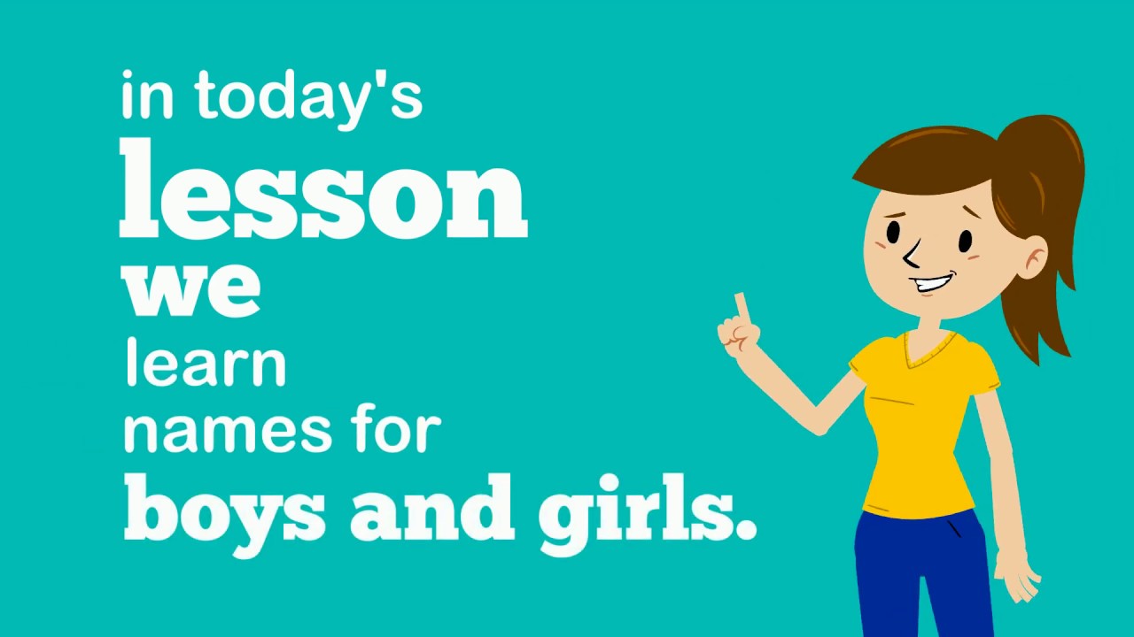 Learn Names Vocabulary for Starters | Cambridge English Practice for Young Learners