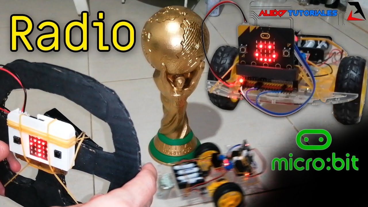 Maqueta coche con radio control para micro:bit - MICROLOG