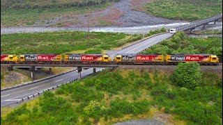 Big Power, Big Grade, Big Noise, Loaded Coal Train Takes On Otira Tunnel