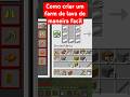 Como criar um farm de lava de maneira fácil no minecraft #minecraftbrasil #minecraft #megabr