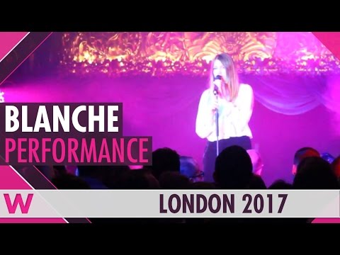 Blanche "City Lights" (Belgium 2017) LIVE @ London Eurovision Party 2017