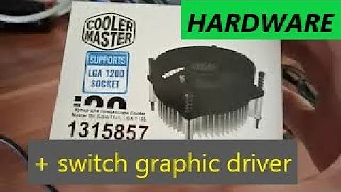 SteamBSD or FreeBSD how to replace cooler and switch graphic driver from intel to nvidia