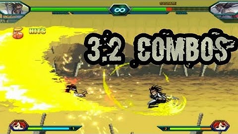 Kenpachi Zaraki Combos - Bleach vs Naruto 3.2