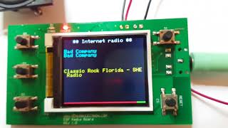 Internet Radio with ESP8266 wifi module