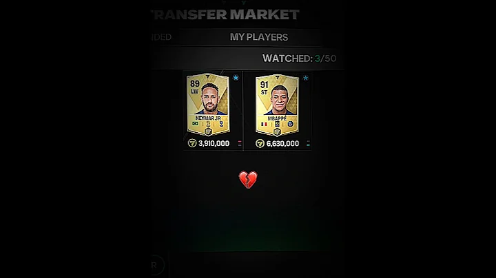 NEYMAR JR- X -MBAPPÉ ☠️🐢 #fcmobile #fifamobile #easports