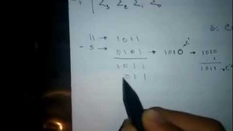 Resta Binaria con Complemento a Dos