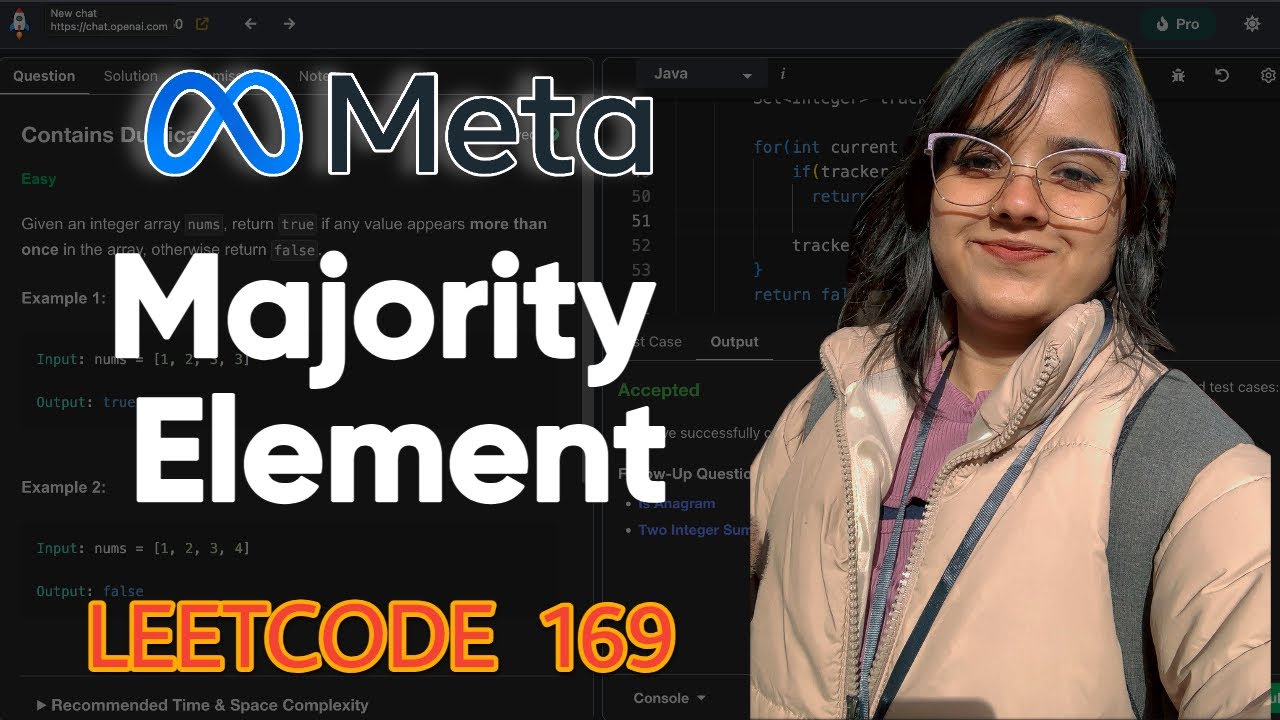 DSA Day-9 | Majority Element - Leetcode 169 | Boyer-Moore Voting ...