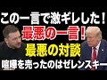 最悪の一言でキレた!トランプ大統領とゼレンスキー大統領の会談の問題点を指摘します。ヴァンス副大統領が怒るのも当然!アメリカ納税者の本音!