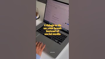 4 things to do on your break - besides doom scroll. | #shorts