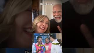 Modi Meloni😅Viral Video #shorts #status #shortsfeed #viral #modi #bjp #india #bollywood #arrahman