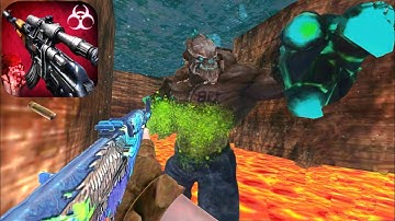 Zombie 3D Gun Shooter Real Survival Warfare Part 20 - VIRUS TOWER Stage Gameplay Walkthrough Android