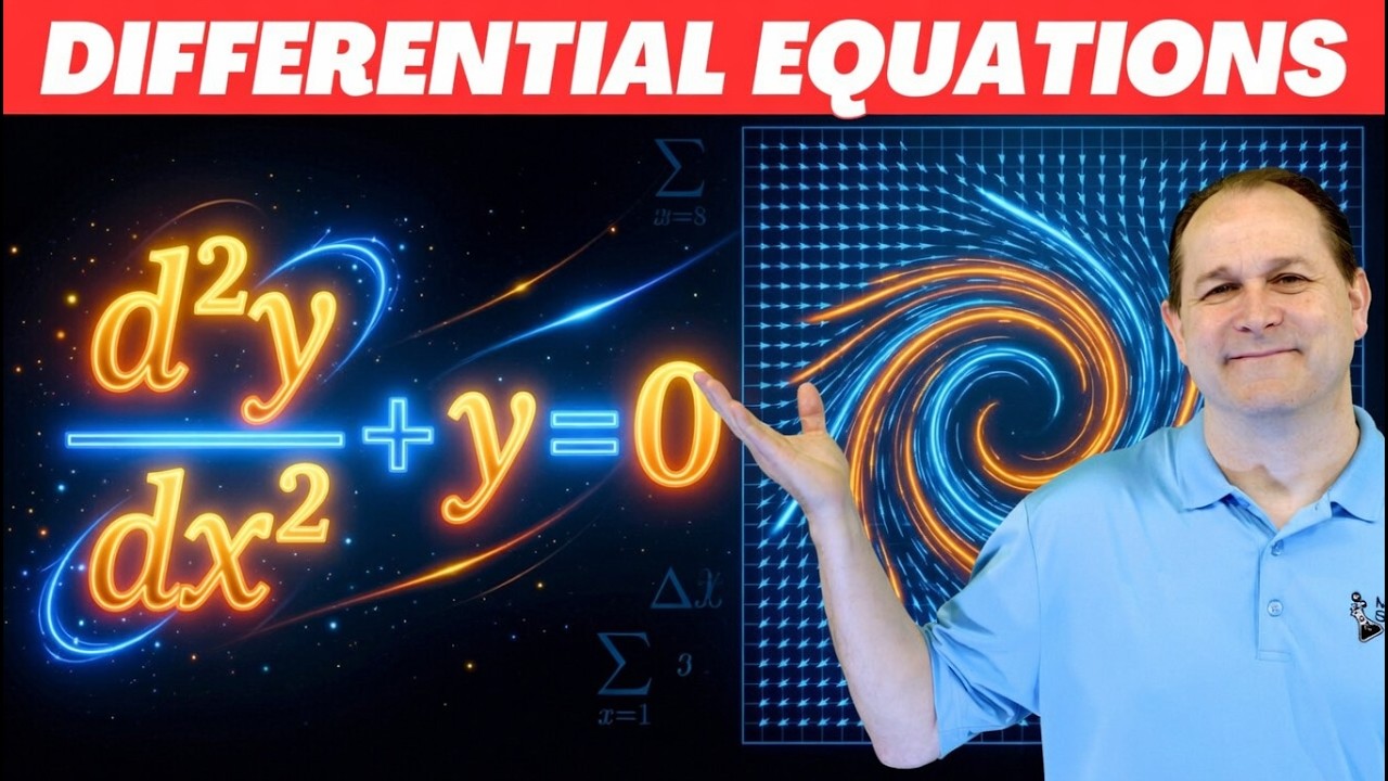 Intro to Differential Equations & What They Actually Mean