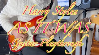 Harry Styles - As It Was - Guitar Playthrough with Tabs