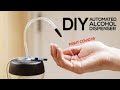 How to make Automatic Alcahol Hand Sanitizer Dispenser |