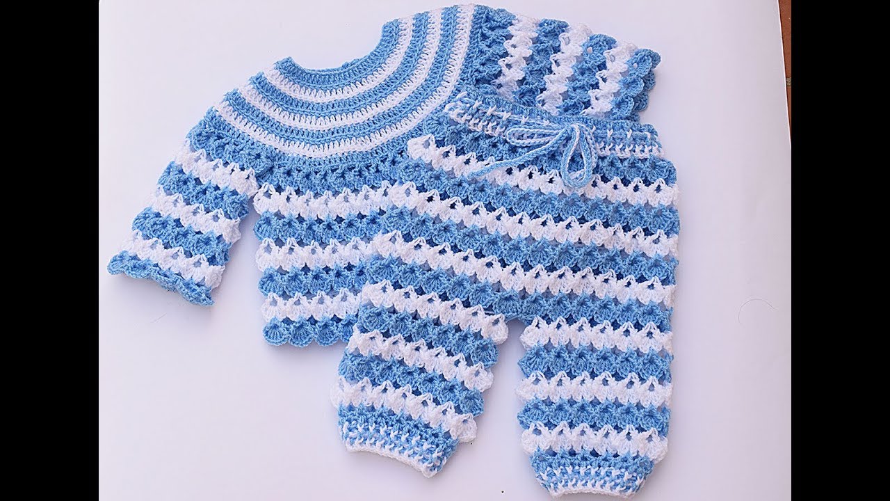 Monetario especificar Ópera Pantalon de bebe a crochet a juego con jersey muy facil y rapido - YouTube