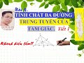 Toán 7: Tính chất ba đường trung tuyến của tam giác