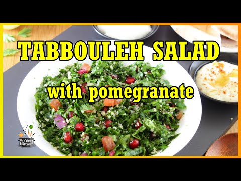 Tabbouleh with Pomegranate Salad | Tabbouleh Salad Recipe | How to make Tabouli Salad