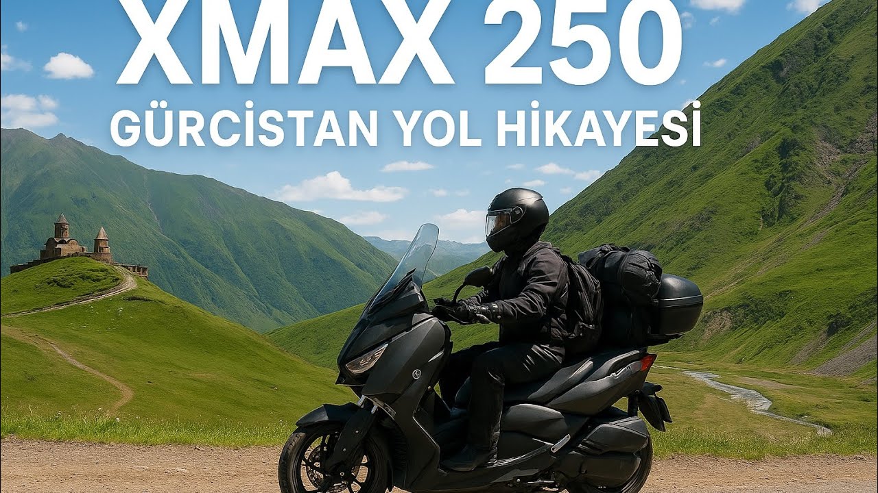 Xmax250 İstanbul-Gürcistan 10 Günlük Motosiklet Turu 5.Bölüm Gergeti Kilisesi ve Truso Vadisi