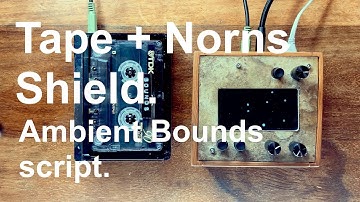 sketch [01]: Ambient Lo-fi | Tape into Norns shield | Bounds script.