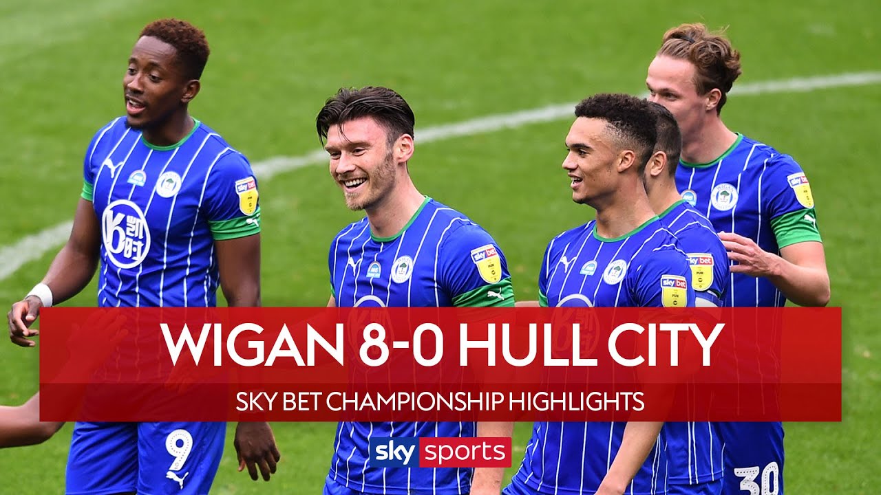 Wigan fire EIGHT past dismal Hull 