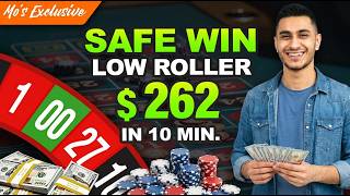 SAFE ZONE - ROULETTE STRATEGY | LOW ROLLER | BIG WIN SYSTEM - Bet With MO