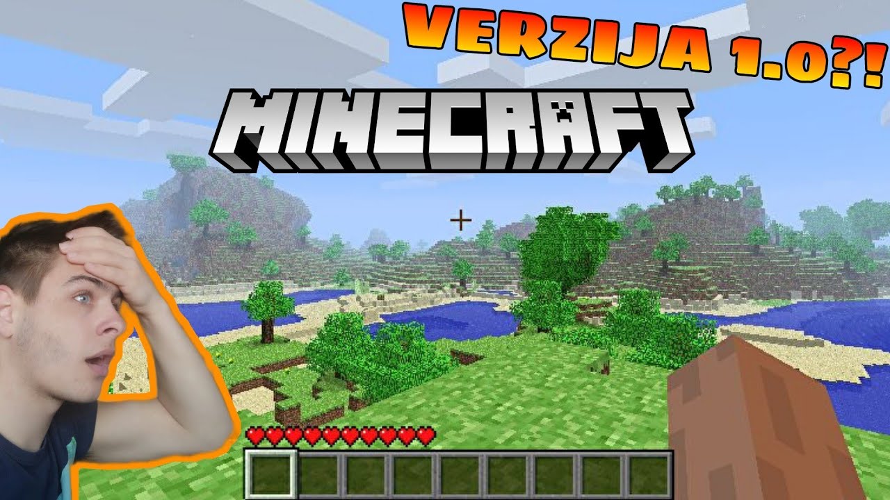 GREMO IGRAT 1. VERZIJO MINECRAFTA!!! (MINECRAFT V 1.0.0) [SLO]