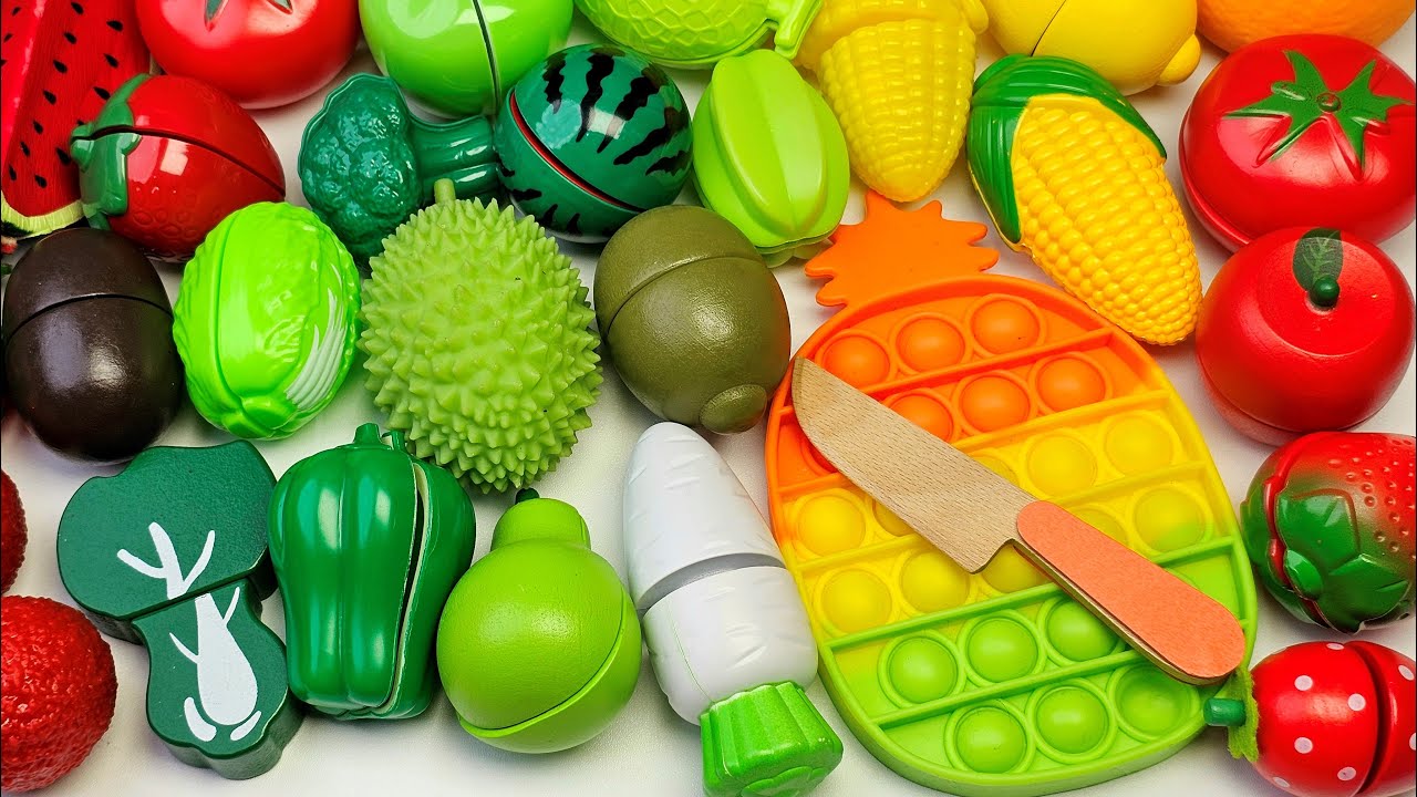 ASMR おままごと トントン♪知育 キッチン おもちゃ Montessori Toy Cutting Sounds ASMR