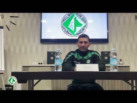 Crotone-Avellino, la conferenza prepartita di Pazienza