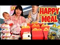 ORDERING THE ENTIRE MENU OF MC DONALDS HAPPY MEAL! PURO GOLD MINIONS!