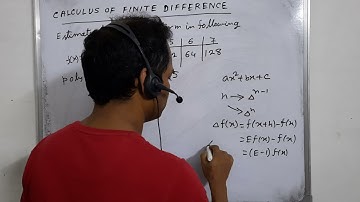 Calculus of Finite Difference| Numerical Analysis| Numerical Methods-Part-1