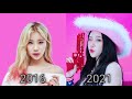 Evolution of jooe momoland 2016  2021 mvs only