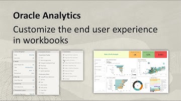 Customize the end user experience in workbooks with Oracle Analytics
