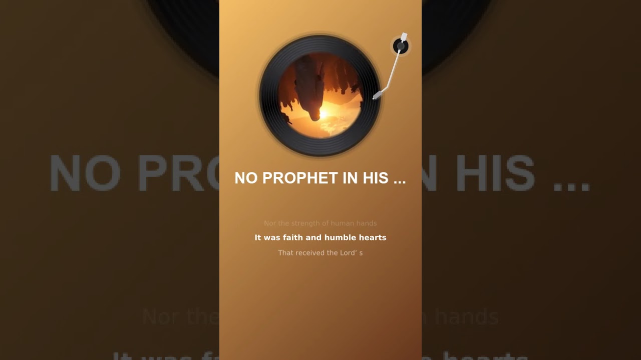 NO PROPHET IN HIS HOMETOWN 1 Segunda 9 #deustemumapalavrapravoce #worshipmusic #gospelmusic