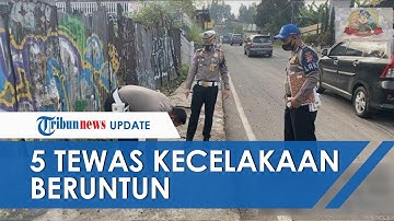 5 Orang Tewas Akibat Kecelakaan Beruntun di Puncak Bogor, Truk Tabrak 3 Motor dan 1 Mobil
