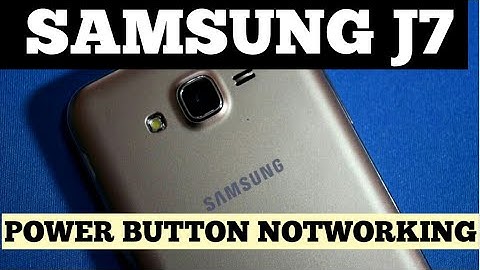 SAMSUNG J7 Power Button Notworking || Solution...|||