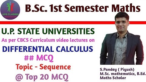 MCQ Sequence B.sc.1st sem #sequence #mcq #piyushsir