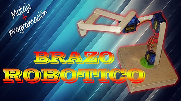 BRAZO ROBOTICO con ARDUINO  || PROYECTO Fácil y Rápido