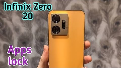 How To Set App Lock In Infinix Zero 20,How To Enable Apps Lock In Infinix Zero 20,
