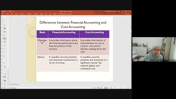 Chapter 1: Introduction to Cost Accounting