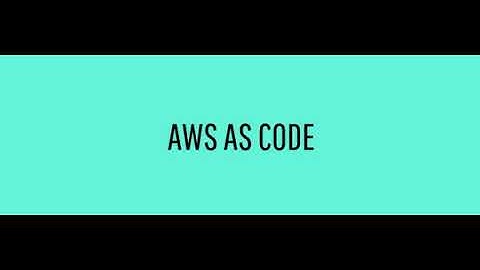 AWS As Code intro visualizer
