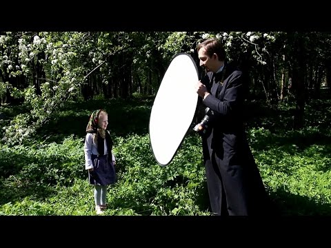 Фотосъемка на улице при высоком полуденном солнце. Фотосъемка с отражателем, со вспышкой, в тени.