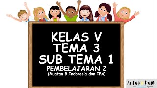 KELAS 5 (TEMA 3-SUB TEMA 1-PEMBELAJARAN 2)