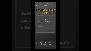 Quotes app in flutter using provider and node js api. #shorts #youtubeshorts #flutter #dart #app