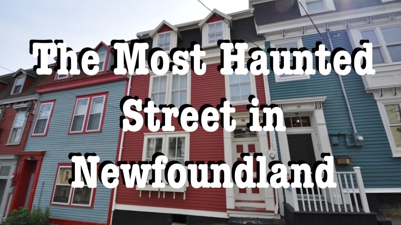Victoria Street, the most haunted street in St. John's, Newfoundland.