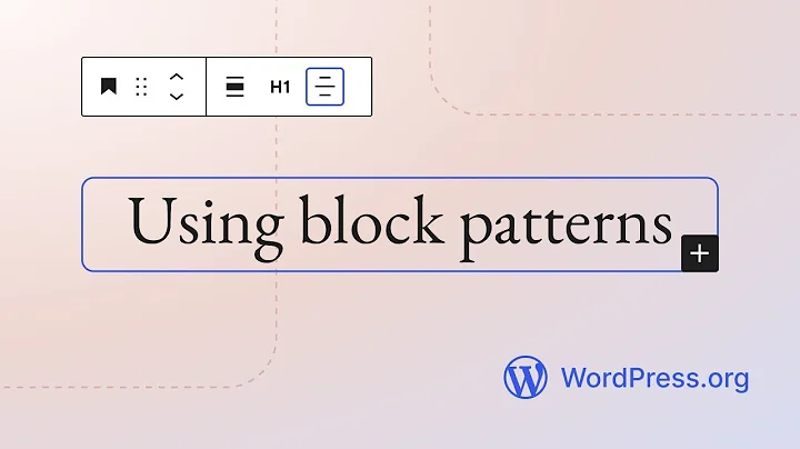 Using block patterns
