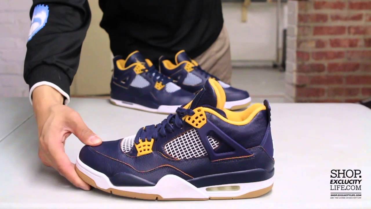 nike air jordan 4 retro dunk from above