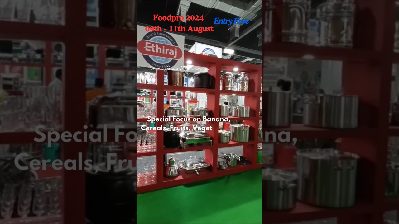 Food Expo in Chennai 2024🧁🍶🍧🍿🥗🍟