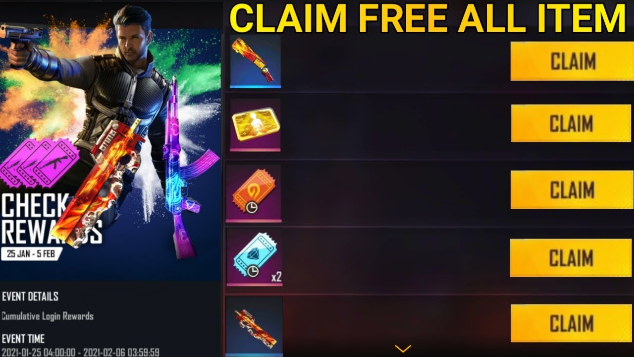 NEW REPUBLIC DAY EVENT CLAIM ALL FREE ITEMS GET FREE CHARACTER GUN SKIN AND ALL REWARD