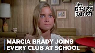 Marcia Brady Joins Every Club at School