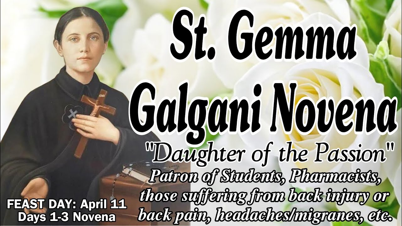 novena a santa gemma galgani